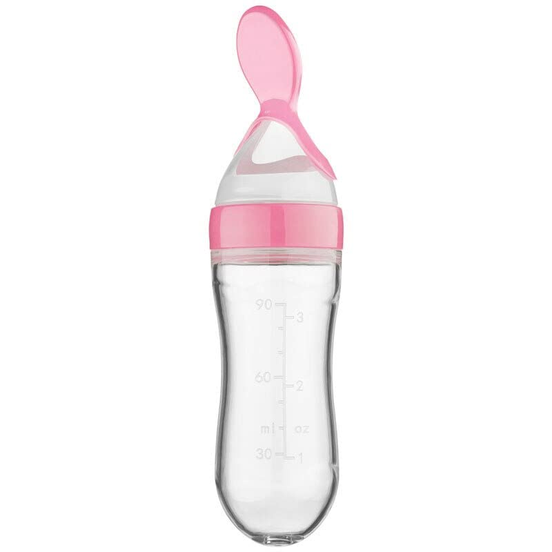 Itsyyboo Baby Feeding Bottle with Spoon & Fruit Food Feeder Combo Pack (Baby Pink) - Image 4 thumbnail