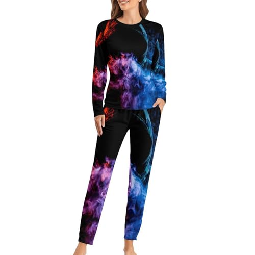 Ensemble pyjama homme fumée noire confortable contre le froid