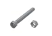 100 X HEX BOLT SET SCREW 4.8 GRADE M5 40MM BZP ZINC PLATED WEATHER RESISTANT