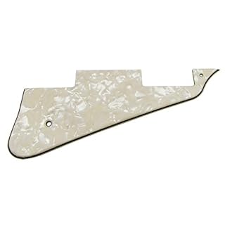 IKN LP Pickguard avec support chromé pour remplacement de guitare de style Gibson ou Epiphone Style Les Paul, perle… - Les Beatles, Paul McCartney, John Lennon, RIngo Starr, George Harrison IKN LP Pickguard avec support chromé pour remplacement de guitare de style Gibson ou Epiphone Style Les Paul, perle… – Image 3