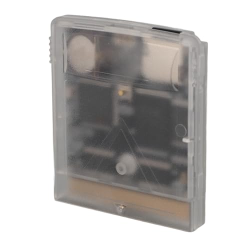 JTLB Professionelle Spielekassette 1000 in 1, Unterstützt Gameboy Color, Drag-and-Drop-Dateiverwaltung, Videokassette für Gameboy, Anpassbare A-B-Tasten (Transparentes Weiß)