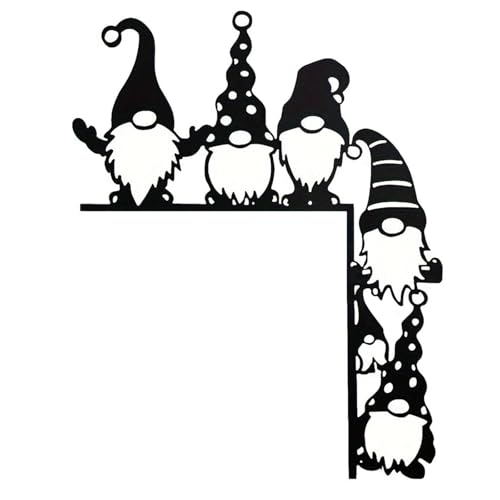 YIEUR Türrahmen deko Weihnachten Holz，Weihnachten türdeko weiß...