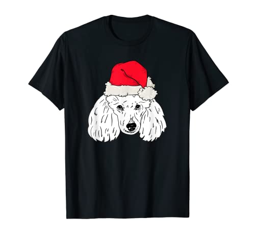 Poodle Christmas Funny Birthday Dog Lover Gifts Camiseta