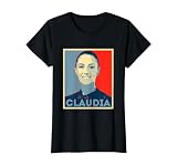 Claudia Sheinbaum Mexico Pop Art T-Shirt, Women, Black, Large