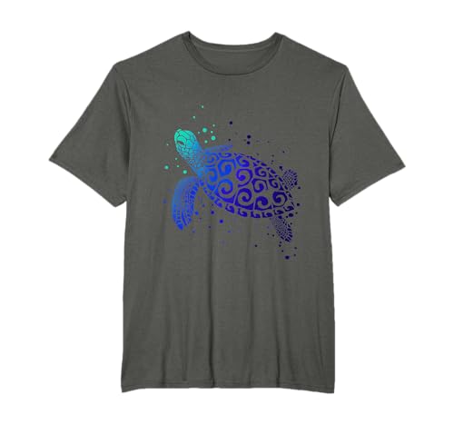 Tortue de Mer Colorée Cadeau Tortue de Mer Océan T-Shirt