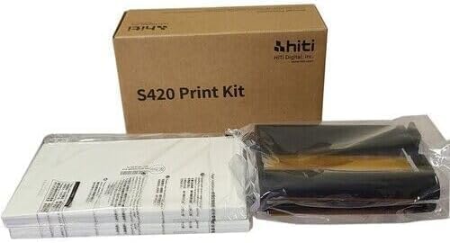 S420 4x6 Media, Paper & Ribbon Case, 12 Packs of 50 (600 Total prints)