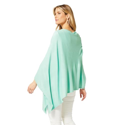 Coco + Carmen Women’s Versatile Lightweight Poncho Shawl Wrap | Wear Multiple Ways | 15 Colors | Fashionable Clothing Accessory | OSFM2