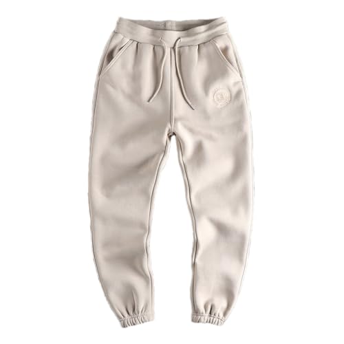 Pantalon de jogging homme coupe droite avec broderie vintage premium