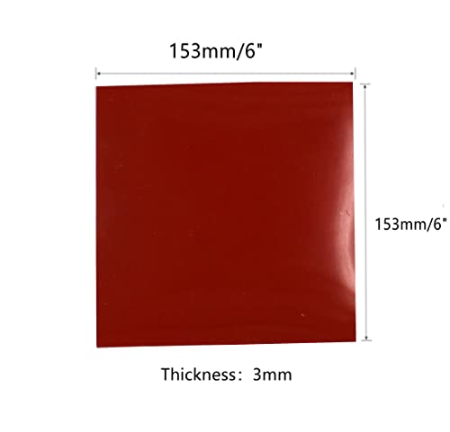 Lms LMSTF Red Silicone Rubber Sheet Gasket 60A Flexible High Temp Heat Resistant Material 6 thumb #1