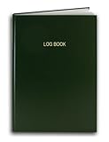 BookFactory Green 5 Column Log Book/Multipurpose Green Log Book - 120 Pages - 5'' x 7'', Green Cover, Section Sewn Hardbound (Made in USA)
