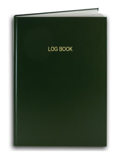 BookFactory Green 5 Column Log Book/Multipurpose Green Log Book - 120 Pages - 5'' x 7'', Green Cover, Section Sewn Hardbound (Made in USA)