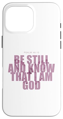 Psalm 46:10 Be Still & Know ? Women Girls Butterfly �X�}�z�P�[�X iPhone 16 Pro Max �p