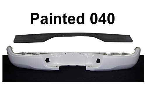 Painted 040 White Rear Bumper Face Bar Top Center Pad For Tacoma 2005-2015 TO1191100 TO1102246