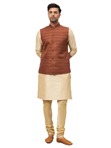 Image of VM Men's Jacket, Kurta and Pyjama Set