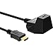 Produktbild InLine 17533S HDMI Verlängerung mit Standfuß, HDMI-High Speed mit Ethernet, 4K2K, Stecker / Buchse, schwarz / gold, 3m
