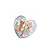 N-B Belle Animal Mignon Floral Renard Chien Broche Coeur Puzzle Badge Paysage Broche Amoureux de la Nature
