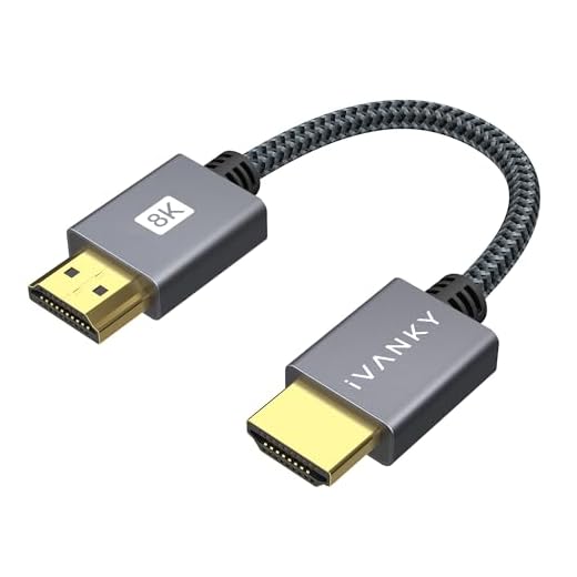 IVANKY Cabo HDMI curto 4K de 3,5 m, cabo HDMI 2.0 de alta velocidade de 18 Gbps, HDR 4K @60Hz, HDCP 2.2/1.4, 3D, 2160P, 1080P, Ethernet - Cabo HDMI trançado 32AWG, TV UHD compatível com ARC, Blu-ray, monitor