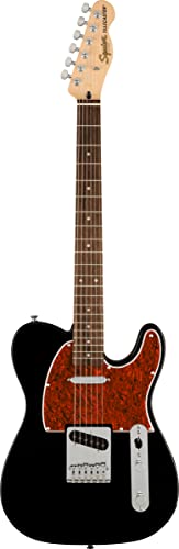 Squier FSR Affinity Series Telecaster IL Black Tortoise Pickguard – Guitare Électrique - Les Beatles, Paul McCartney, John Lennon, RIngo Starr, George Harrison Squier FSR Affinity Series Telecaster IL Black Tortoise Pickguard - Guitare Électrique
