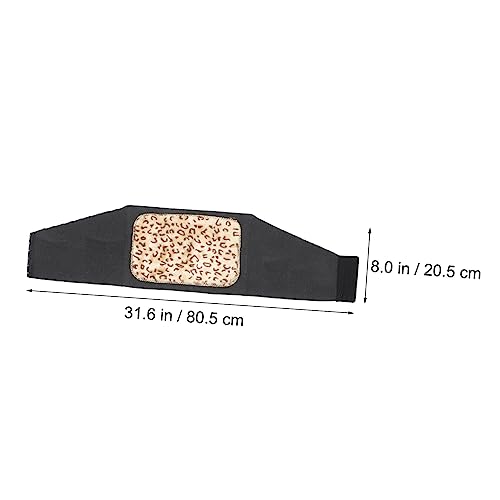 Cinturón lumbar ajustable con estampado de leopardo miniatura 2