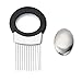 Culinerro – The Best Onion Holder for Slicing All-In-One | Potato holder | Odor Remover | Vegetable Slicer | Onion Chopper Stainless Steel