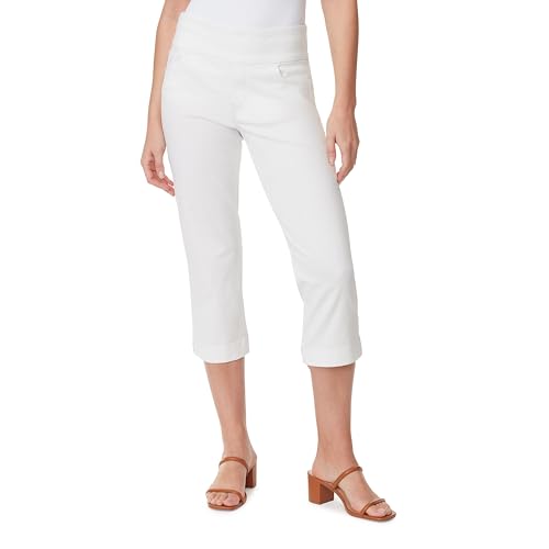 Gloria Vanderbilt Womens 23 in. Capris 16 White