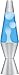 Lava the Original 14.5-Inch Silver Base Lamp with White Wax in Blue Liquid