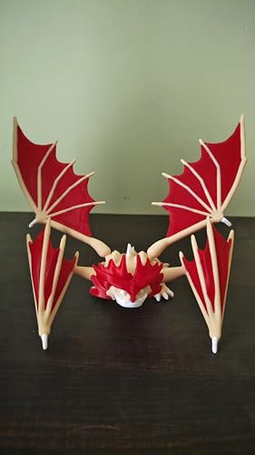 Image of Flexible Toothless Dragon 3D Printed Night Fury and Light Fury Toys, collectables, Desk Decor (Cloud Jumper)