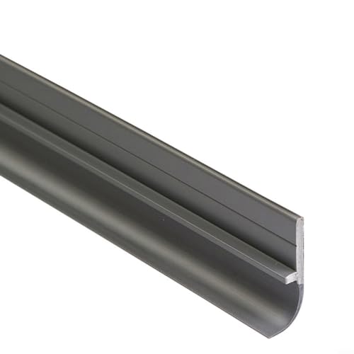 Bande d'étanchéité sous porte pour bloquer le vent, la pluie, la poussière, balayeuse de porte en silicone flexible avec ruban adhésif solide pour l'amélioration de la maison, 90 cm café (gris)