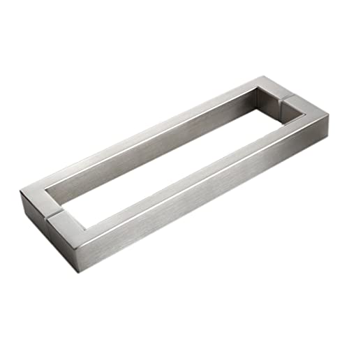 Manija para puerta de vidrio con toallero resistente para mamparas de baño 2