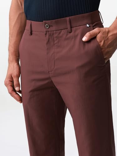 Men's Straight Fit Casual Pants 32" Inseam 173GSM Comfort Flat Front Water Repellent UPF 504