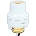 Westek 6603BC 150W 3-Level Touch Control Lamp Socket Dimmer, White