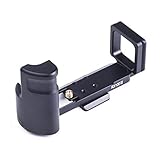 【STARKE KOMPATIBILITÄT】Vollständig Arca-swiss RRS Berno KIRK Sirui kompatibel. Schwarz eloxierte Behandlung für hohe Haltbarkeit. Verbindungsschrauben aus Edelstahl.