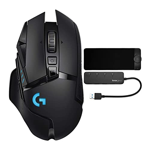 Logitech G502 Lightspeed Wireless Gaming Mouse Bundle with Kratos Power ...