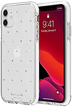 Kate Spade Defensive Hardshell Case for iPhone 12 Mini - Pin Dot Gems / Lilac image 4