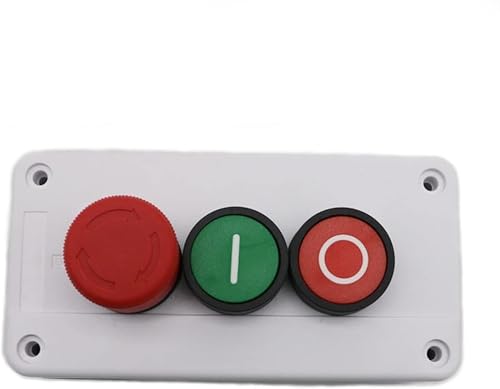 Interrupteur d'arrêt d'urgence résout blocage bouton rouge vert étanche 600V