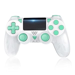 Gamrombo Wireless Controller for PS4, Wireless Gamepad Compatible with Playstation 4/Slim/Pro, Built-in 1000mAh Battery…