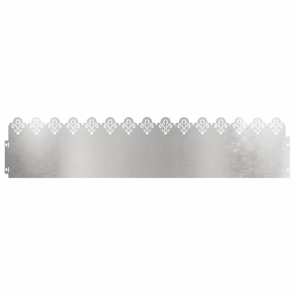 Bordures de pelouse en acier inoxydable : 10 lots de 103x22cm pour délimiter vos parterres de jardin