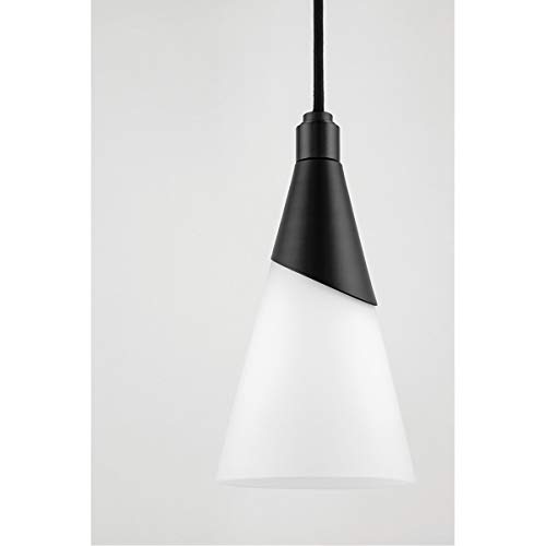 Mitzi H312701-Blk Parker Pendant, Glossy Black #TOP1