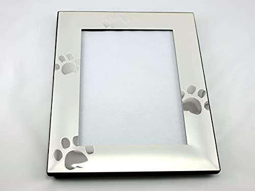 Skyway Puppy Dog Paw Print Pet Photo Picture Frame Silver - 5 X 7 #TOP5