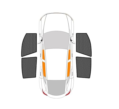 �t�����g�K���X �T���V�F�[�h �ɓK������ �}�c�_ �ɓK������ Cx-3 4 Dr Suv 2016-2022 �Ԃ̑��T���V�F�[�h�J�[�e�����b�V���t�����g�K���X�t���[��(Front Rear -4Pcs)