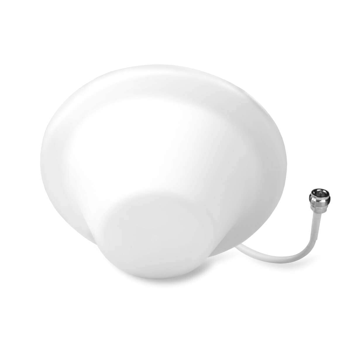 AIO5 Omni-Directional Indoor 5dBi Dome Deckenantenne 3G/4G/GSM/LTE Hochleistungs-Breitbandantenne mit N-Buchse für Handy Mobile Signal Booster Router Gateway 698 bis 2700 MHz