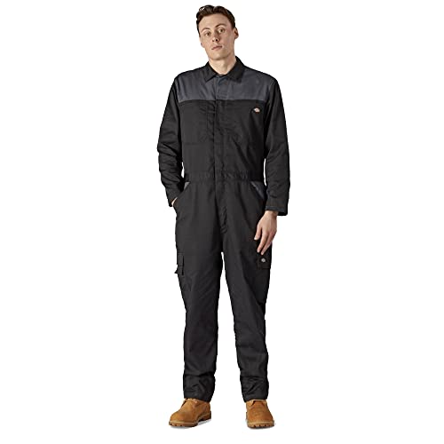 Dickies Uomo, Tuta Everyday, Nero Grigio, L