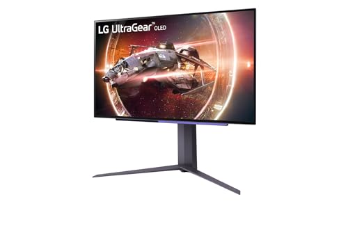 LG Ultragear™ 27GX790A-B.AEU (27 Zoll) QHD OLED Gaming-Monitor, 480Hz, AMD FreeSync™, DisplayHDR™ True Black 400, 2X HDMI 2.1, DisplayPort 2.1, Schwarz