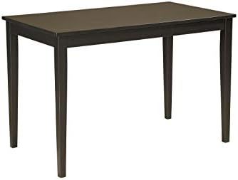 Signature Design By Ashley Kimonte Rectangular Dining Room Table, Black
