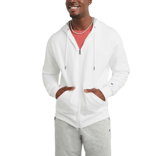 Sweatshirt à capuche homme ample veste zippée contre le froid