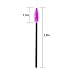 EZGO 300 Pack Multicolor Disposable Eyelash Mascara Brushes Wands Applicator Makeup Brush Kits, 6 Colors… (Mix)