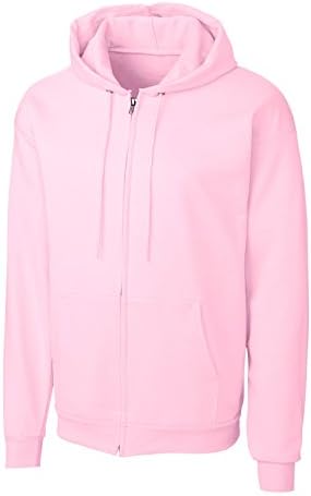 Cutter & Buck MRK03001 Mens Clique Basics Flc F/Z Hoodie S-Xxl, Pale Pink-XL Apparel