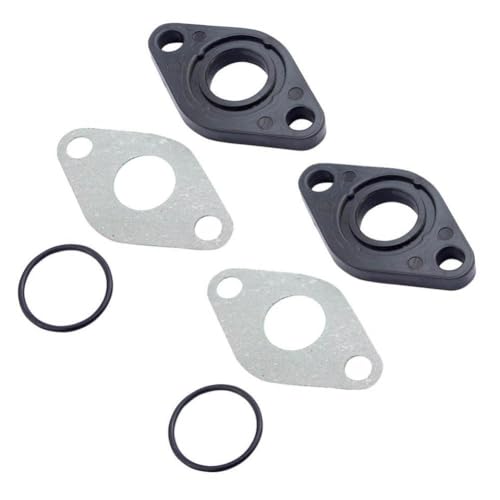 Carburetor Carb Manifold Intake Gaskets Wooden Paper Pad Rubber 50CC Compatible with Automotive Motorcycle Parts GY6 139QMB SUNL ROKETA Parts Pit Dirt Bike(2 Sets)