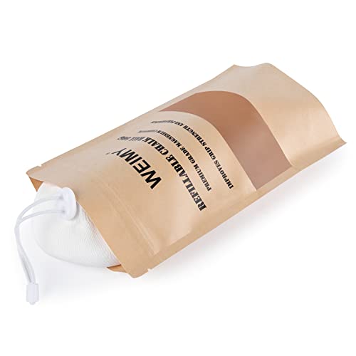 Weimy Chalk Ball 2 Oz, Refillable Chalk Ball For Chalk Bag For Rock Climbing, Weightlifting, Gymnastics, Gym Chalk Sock, Workout Chalk For Hands #TOP1