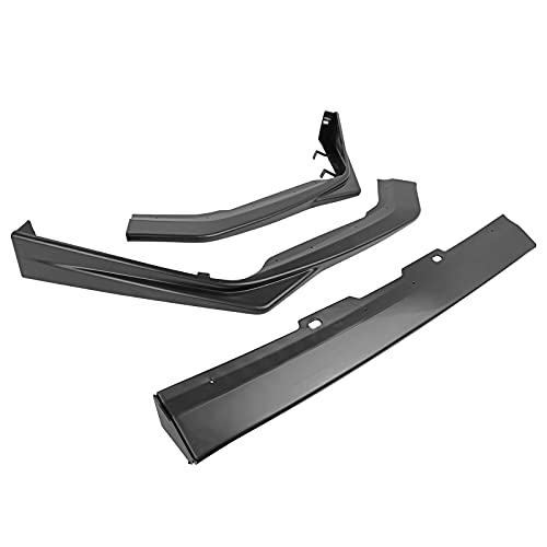 FREEMOTOR802 Compatible with 2015-2021 Subaru WRX & WRX STI Front Bumper Lip, Unpainted STI Style ABS Plastic Front Lip Splitter Chin Spoiler 3PC